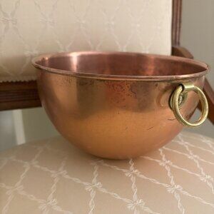 Vintage Paul Revere Copper Bowl w/ Brass Ring